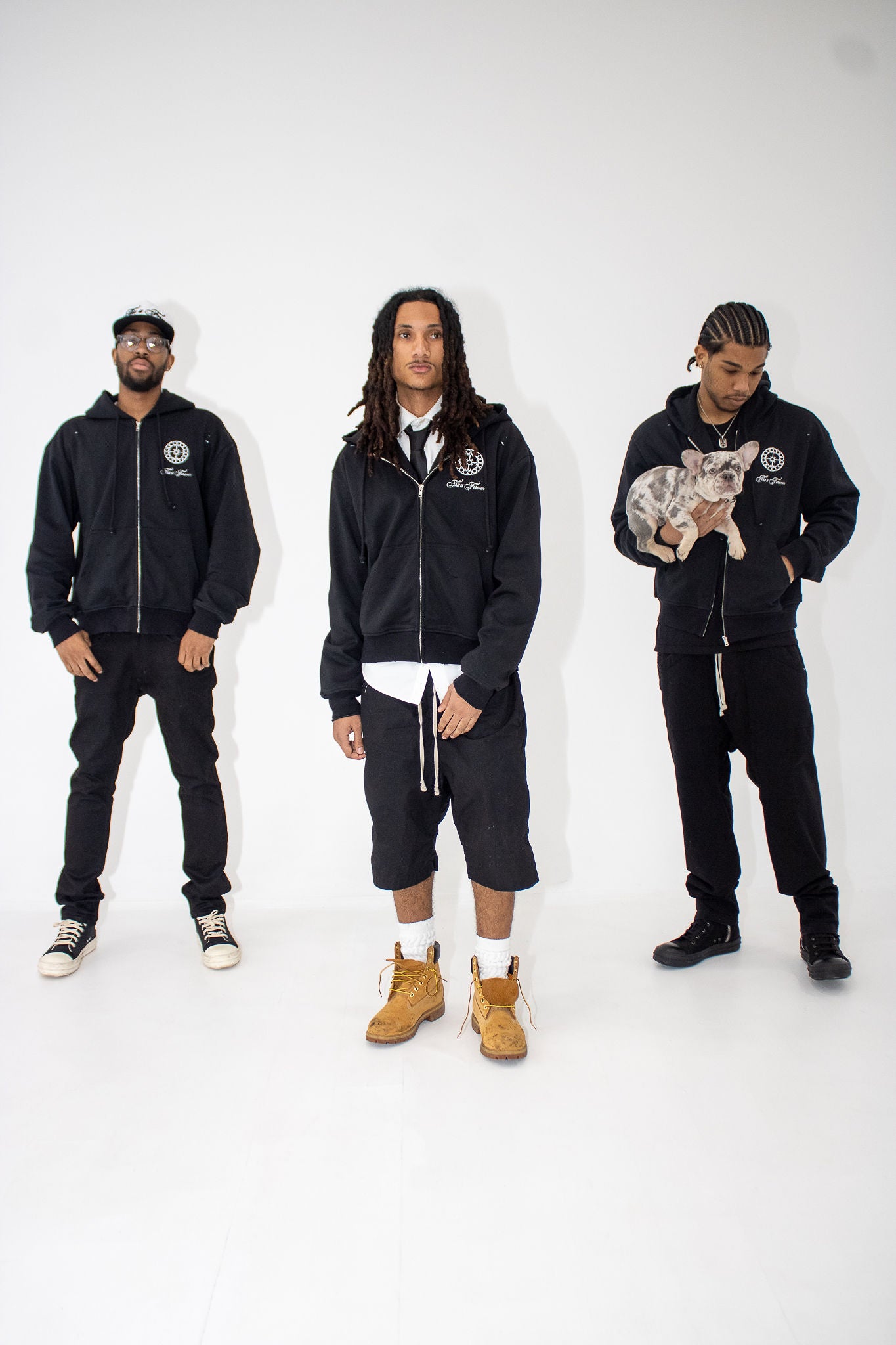 Black "This is Forever" Zip-up Hoodie